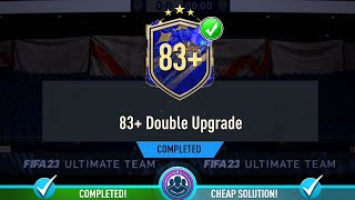 83 Double Upgrade SBC Pack Opened  Cheapest Solution amp Tips  Fifa 23 [upl. by Cressida]