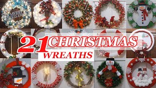 21 Stylish Christmas Wreath ideas for festive front doors [upl. by Connell]