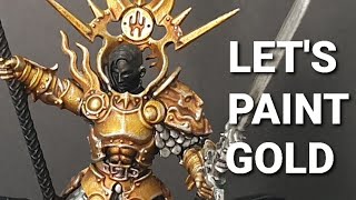 Stormcast Eternals Gold Armour Easy and Simple Tutorial [upl. by Areht]