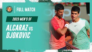 Djokovic vs Alcaraz 2023 Mens semifinal Full Match  RolandGarros [upl. by Malas628]