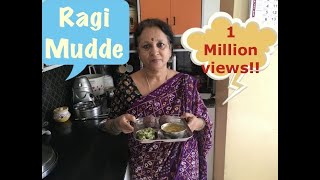 Ragi Mudde  Traditional Healthy recipe [upl. by Zerat194]