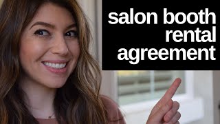 What to Include in a Hair Salon Booth Rental Contract  Essential Terms for a Clear Agreement [upl. by Haridan]