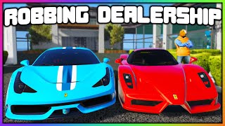 GTA 5 Roleplay  ROBBING DEALERSHIP FOR 3M  RedlineRP [upl. by Naot]