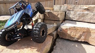 REVIEW of DANCHEE RidgeRock  4WD Electric Rock Crawler  110 scale  RTR by REDCAT [upl. by Ferdinana]