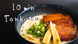 10min Tonkotsu Ramen Super easy Ramen recipe [upl. by Joktan]