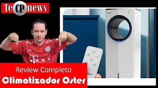 Review completo  Climatizador de Ar Oster Portátil 4 em 1  O único climatizador sem Aletas retas [upl. by Animlehliw]