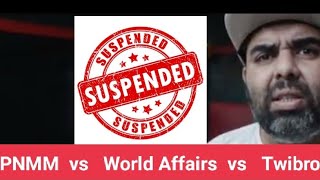 Pakistan Reaction Time And PNMM Vs World Affairs Vs Twibro Official  PNMM suspended controversy [upl. by Riella57]