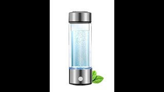 Review Hydrogen Water Bottle Portable Hydrogen Water Ionizer Machine [upl. by Ccasi154]