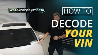 BMW VIN – What Is It amp How To Decode [upl. by Darej]