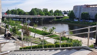 Sandvika City Norway walk June 2021 [upl. by Helbonnas]