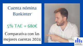 Cuenta nómina Bankinter 2024 características y opiniones [upl. by Arjan]