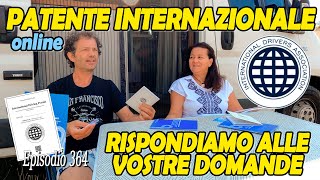 PATENTE INTERNAZIONALE ONLINE 🪪 Facile e veloce in soli 8 minuti Rispondiamo alle vostre domande [upl. by Avaria]