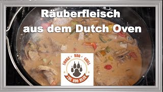 62 Räuberfleisch aus dem Dutch Oven Petromax FT9 Dutch Oven Rezeptvideo The BBQ BEAR [upl. by Inoek]