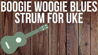 How to Shuffle Strum on Ukulele quotBoogie Woogie Stylequot [upl. by Hilarius]