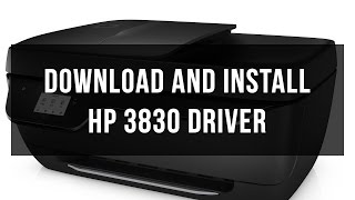 How to download and install HP 3830 drivers [upl. by Navillus338]