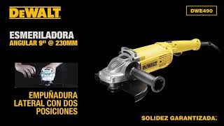 Esmeriladora Angular 2200W 9quot 230MM DEWALT DWE490 [upl. by Weinert]