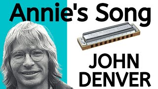 Beginner Harmonica Songbook Lesson 14 Annies Song by John Denver [upl. by Ailegra]