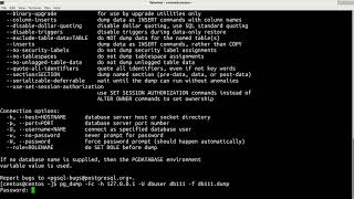 postgresql  how to backup and restore database [upl. by Tehc]