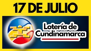 LOTERIA DE CUNDINAMARCA último sorteo del lunes 17 de JULIO de 2023 ✅ [upl. by Ahserak615]