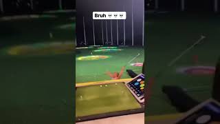 Girl FALLS off the Top Golf deck 😳 [upl. by Aztilem]