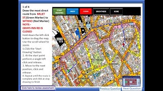 GRAYS INN RD CLOSEDHOW TO DRAW A TFL TOPOGRAPHICAL EXAM ROUTE QUESTION INVOLVING A CLOSED ROAD [upl. by Engeddi]