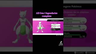 All Kanto legendaries complete Shiny Mewtwo [upl. by Langan]