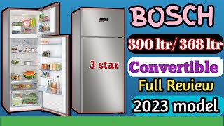 Bosch new launched 390 ltr refrigerator 2023  Bosch 368 ltr net capacity refrigerator [upl. by Oletta121]