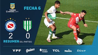 TorneoSocios  Fecha 6  resumen de Argentinos  Banfield [upl. by Aikmat]