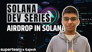 Airdropping Tokens with Python  Module 7  Solana Development Series [upl. by Ekrub586]