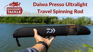 Catch Fish Anywhere With the Daiwa Presso Ultralight Travel Spinning Rod [upl. by Lleraj]