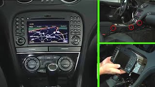 How to Remove and Install COMAND on MercedesBenz SL  R230 [upl. by Galina476]