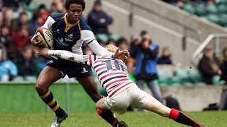 Marland Yarde Twickenham hattrick [upl. by Anelaf807]