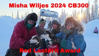 Misha Wiljes Red Lantern Finisher At the 2024 Copper Basin 300 Sled Dogs Race [upl. by Arraic]