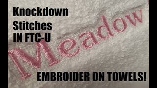 Create Knockdown Stitching in FTCU [upl. by Wakefield681]