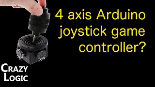 35  4 axis Arduino joystick game controller KSP [upl. by Mareld713]