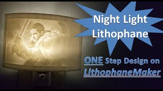 3D Printed Night Light Lithophane [upl. by Enirehtac]