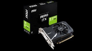 MSI GeForce GT 1030 AERO ITX  Unboxing  Review en Español [upl. by Eibba]