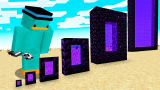 Cuál Es el Portal más PEQUEÑO en Minecraft [upl. by Laoj578]