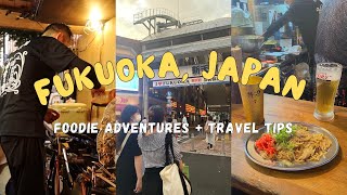 FUKUOKA TRAVEL VLOG Part 3  Foodie Adventures amp Night Life  Travel Tips amp Itinerary [upl. by Aissila780]