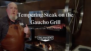 Tempering Steaks Reversesear on the Argentinean Style Gaucho Grill [upl. by Semadar]