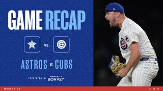 Game Highlights Dansby Swanson Homers Early and the Cubs Bullpen Holds Strong in 43 Win  42424 [upl. by Dalenna542]