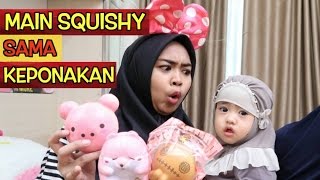 SQUISHY BESAR vs KECIL BARENG KEPONAKAN  sabaaarrr [upl. by Elpmid]