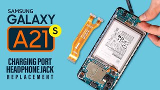 Samsung Galaxy A21s Charging Port Replacement [upl. by Felder]