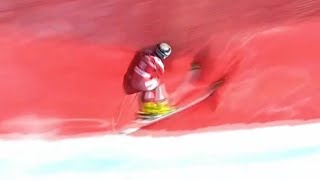 Nicole SCHMIDHOFER  CRASH  Downhill  Val dIsere 2020 [upl. by Candide]