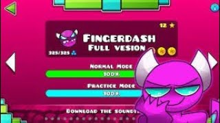 Fingerdash Full Version 100  Music Sounds  Geometry Dash [upl. by Giustino7]