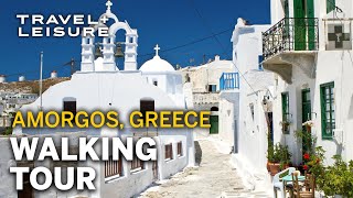 The BEST Greek Island Youve NEVER Heard Of  Amorgos Greece  Walk with TravelLeisure [upl. by Casandra]