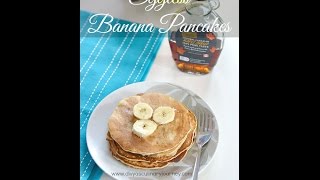 Banana Pancakes  How to make Banana Pancakes without Eggs [upl. by Cedric]