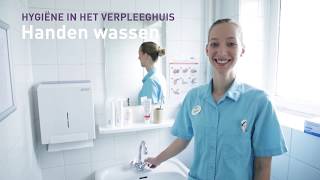 Hygiëne in het verpleeghuis handen wassen [upl. by Ahsieyk338]