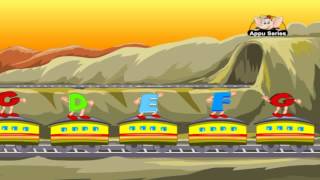 Alphabets  The Alphabets Train  Kids Animation Learn Series [upl. by Ennagrom]