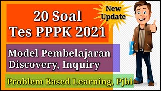 Soal PPPK 2021 Kompetensi Teknis Pedagogik Model Pembelajaran [upl. by Aiciles191]